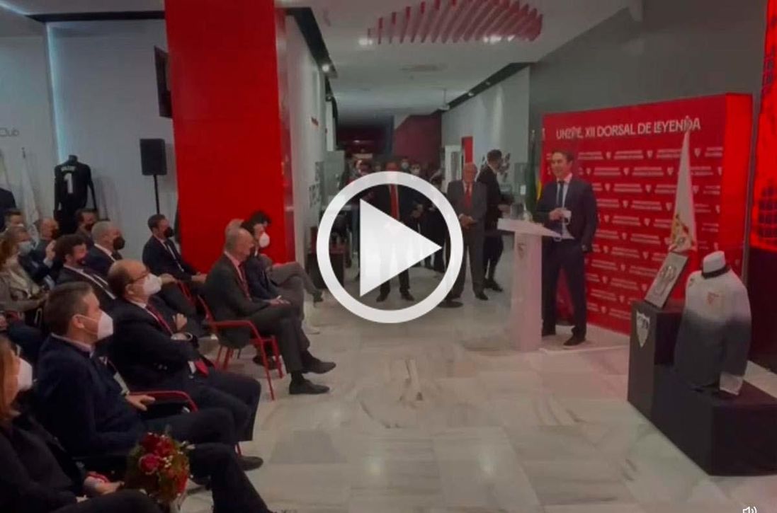 "Eres mi héroe en carne y hueso. Te quiero mucho", el emotivo discurso de Lopetegui a Unzué