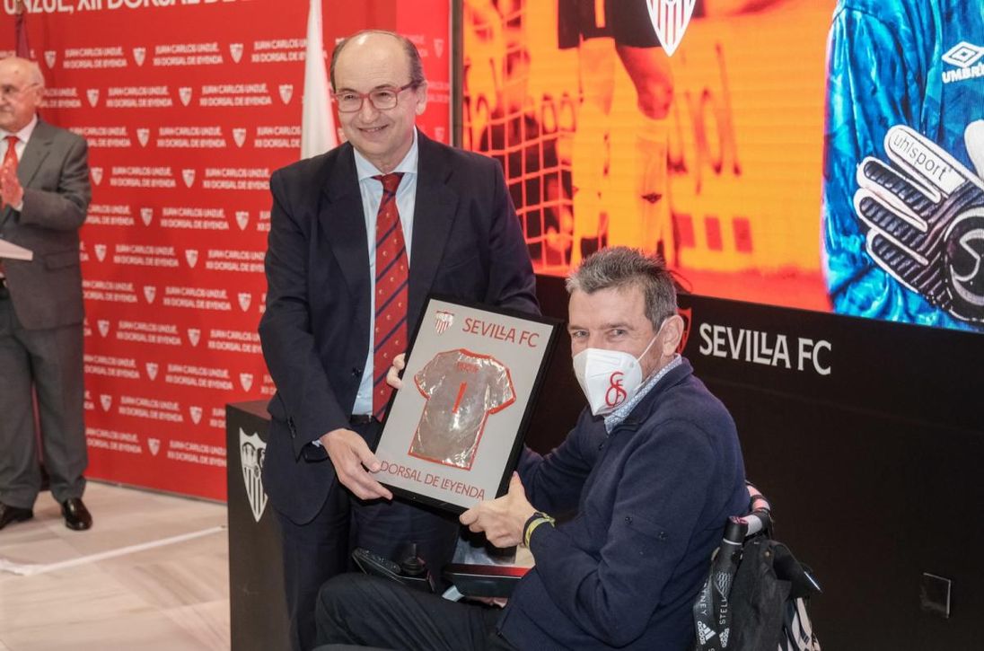 Juan Carlos Unzué, el Dorsal de Leyenda más emotivo