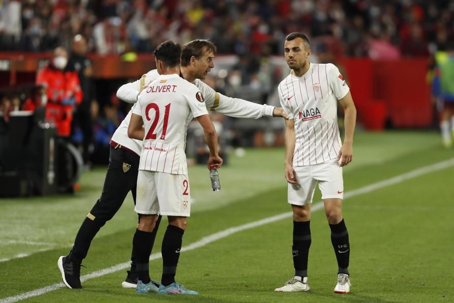 Jordán, tan autocrítico como reivindicativo: "Desde fuera se está siendo demasiado duro con el Sevilla"