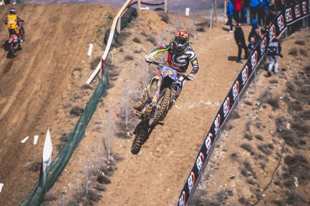 El sevillano Campano (Yamaha Castro) no se baja del podio en el Nacional