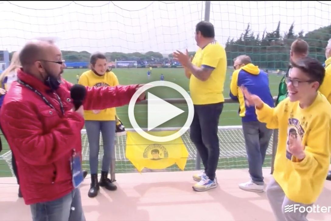 El show de Joaquinito Alegría en el derbi entre el Cádiz B y el Xerez Deportivo