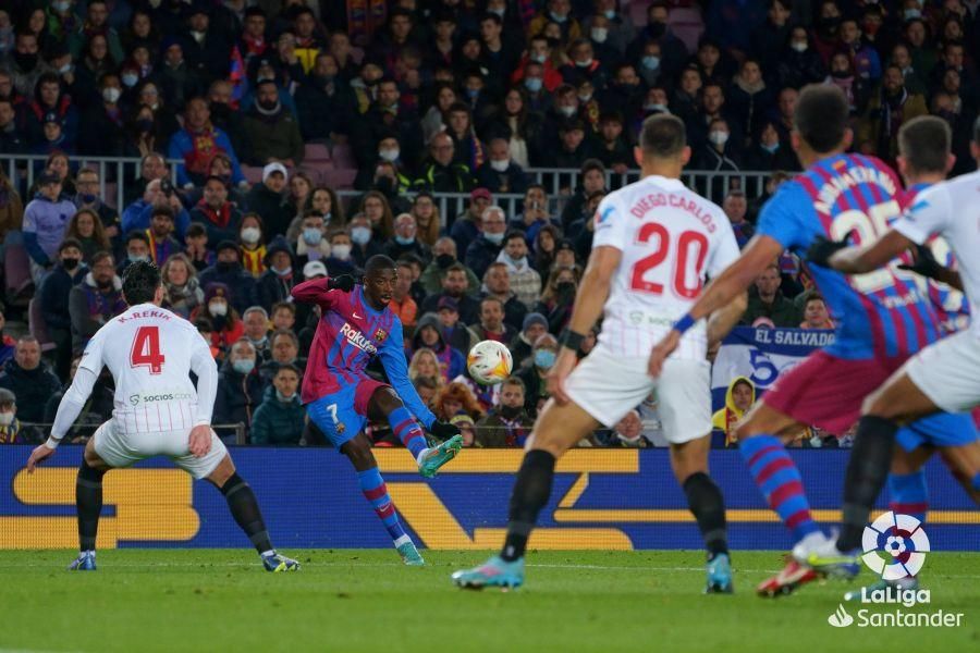 Diego Carlos cree al Sevilla le "faltó confianza" ante el Barcelona y que se posicionó "demasiado atrás"