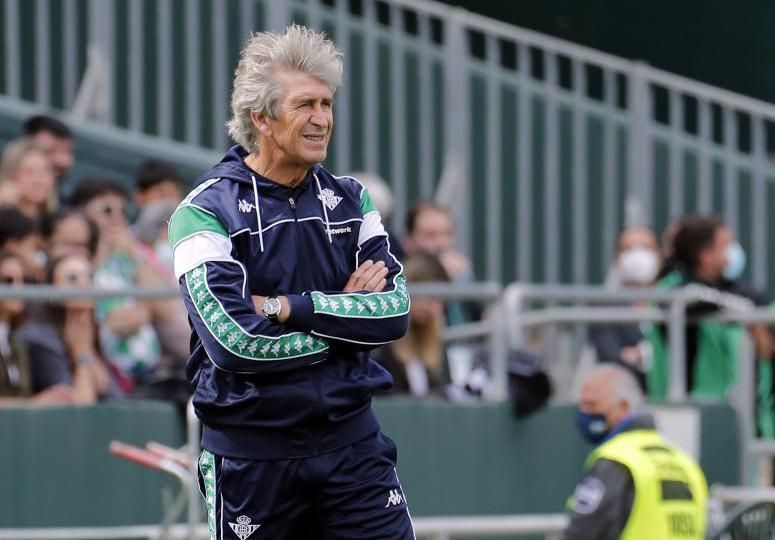 Pellegrini, "muy contento", no esquiva ni mucho menos la pregunta sobre si el Betis aspira a la Champions
