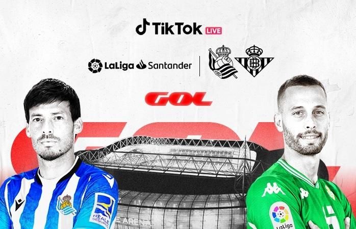 El Real Sociedad-Betis será el primer partido de la historia en formato vertical en TikTok