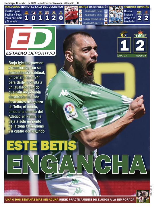 La portada de ESTADIO