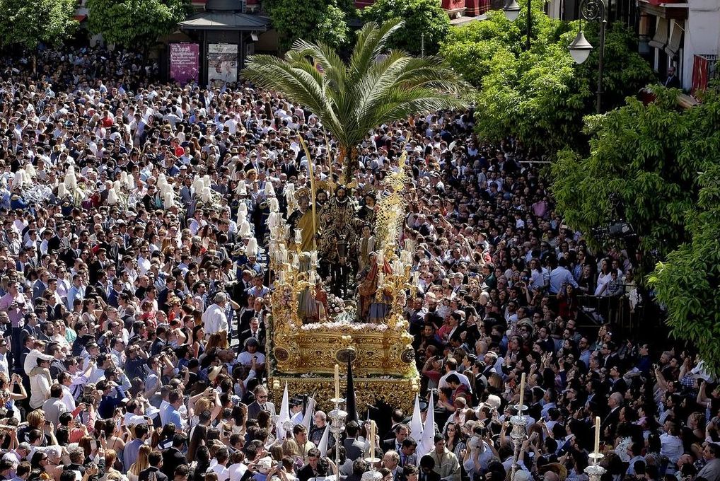 Itinerarios y horarios para el Domingo de Ramos en Sevilla