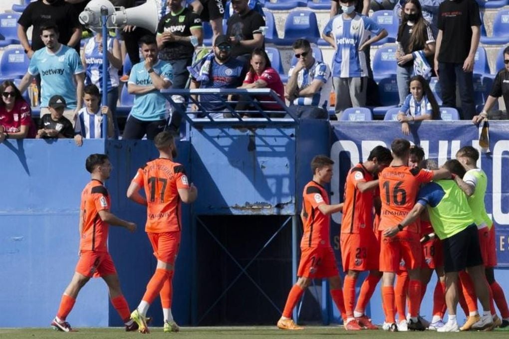 Leganés 0-3 Málaga: Guede resucita al Málaga en plena Semana Santa