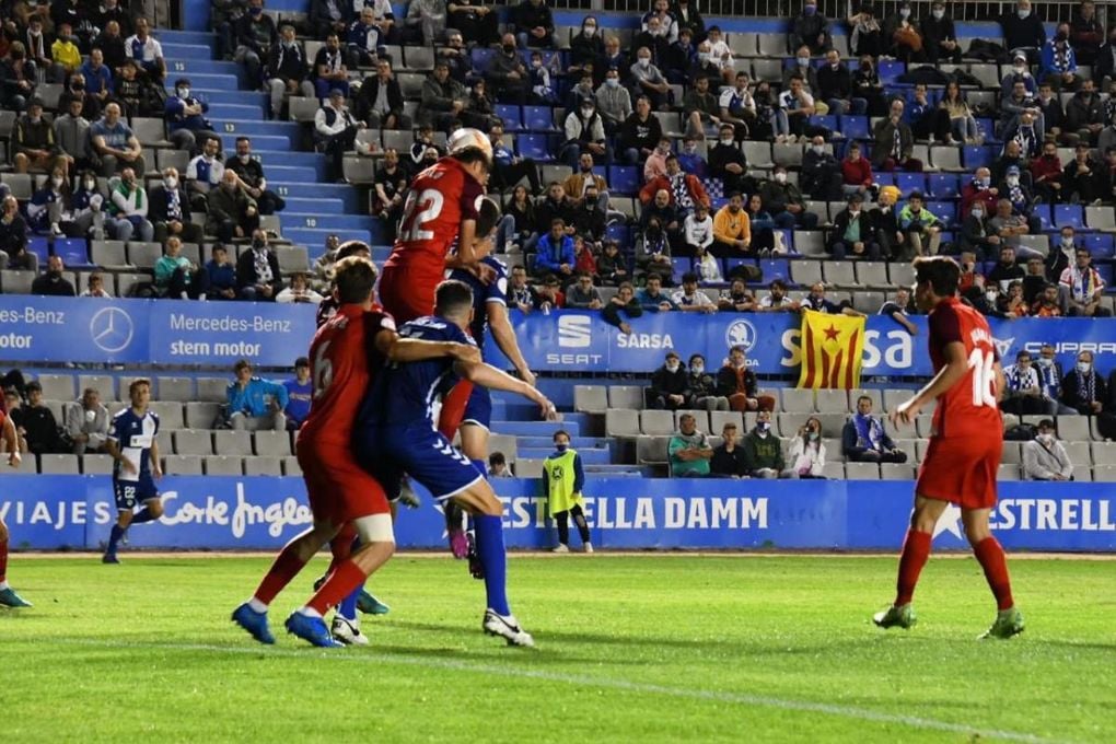 1-0: El Sevilla Atlético se estrella contra la eficacia del Sabadell