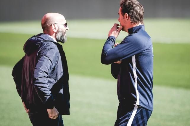 Monchi, el fiel escudero de Lopetegui: "Autocrítica en el Sevilla hay cada minuto"