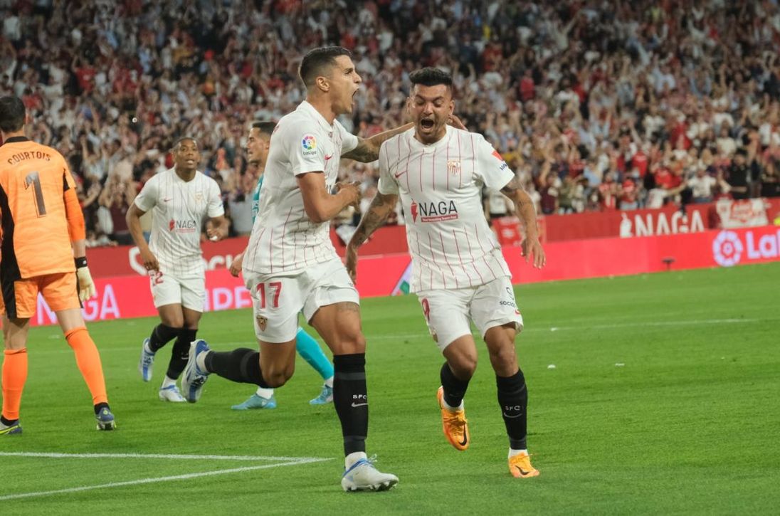 Lamela, feliz por su gol, triste por el bajón y orgulloso del sevillismo