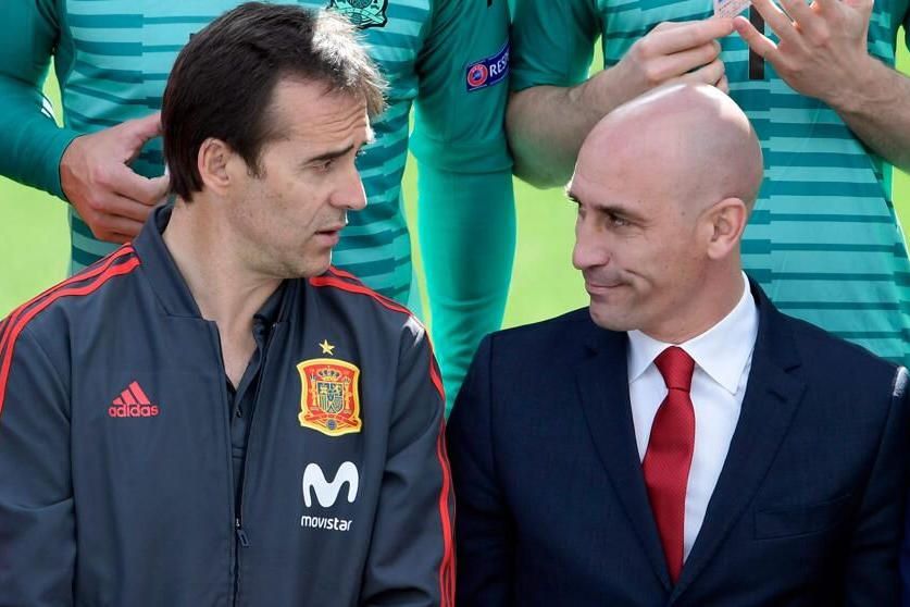 La elegancia de Lopetegui para no caer en la fácil tentación de devolverle el golpe a Rubiales
