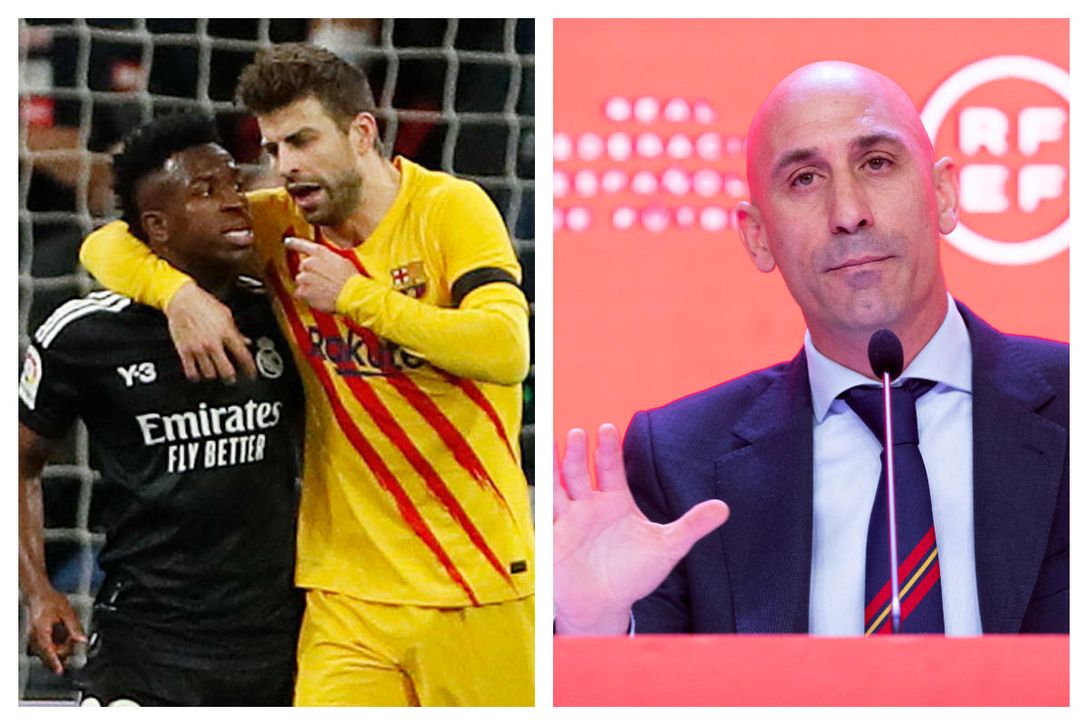 Las quejas de Piqué a Rubiales por el VAR antes de un Clásico: "Hoy la han liado"