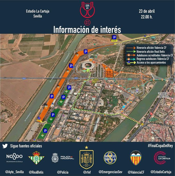 Dos mil efectivos conforman el dispositivo de seguridad de la final de Copa del Rey