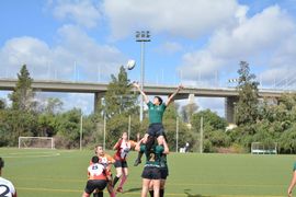 La US, líder del Campeonato de Andalucía de Rugby 7