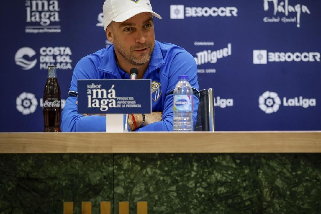 Pablo Guede, encantado con la iniciativa del club y afición: "El malaguismo se volcó"