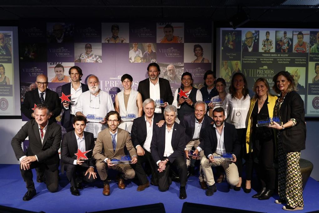 Marc Márquez, Toni Bou, Laia Sanz y Carmelo Ezpeleta, premios María de Villota