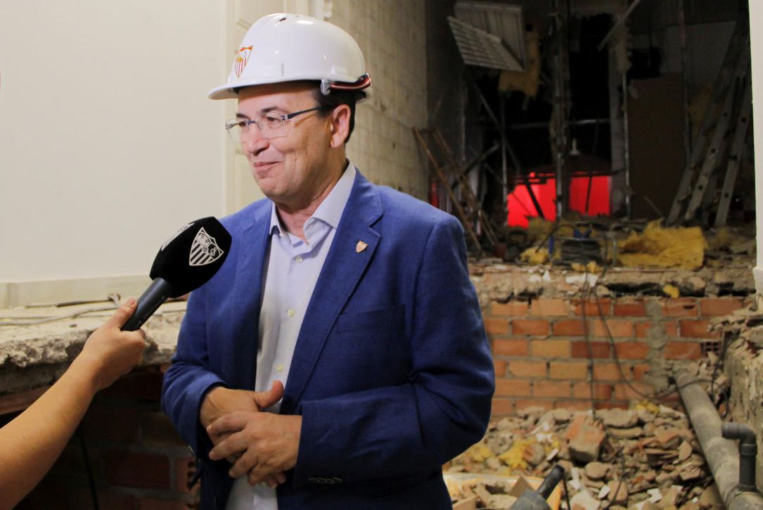 "Pronto habrá buenas noticias" sobre el futuro estadio del Sevilla y su posible nombre comercial