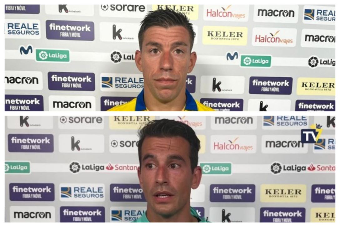 Rubén Alcaraz y Luis Hernández hablaron en zona mixta