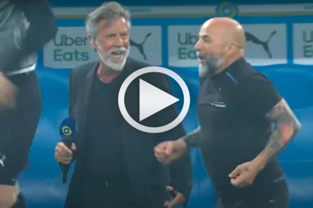 El OM se mete en Champions... y Sampaoli se vuelve loco (video)