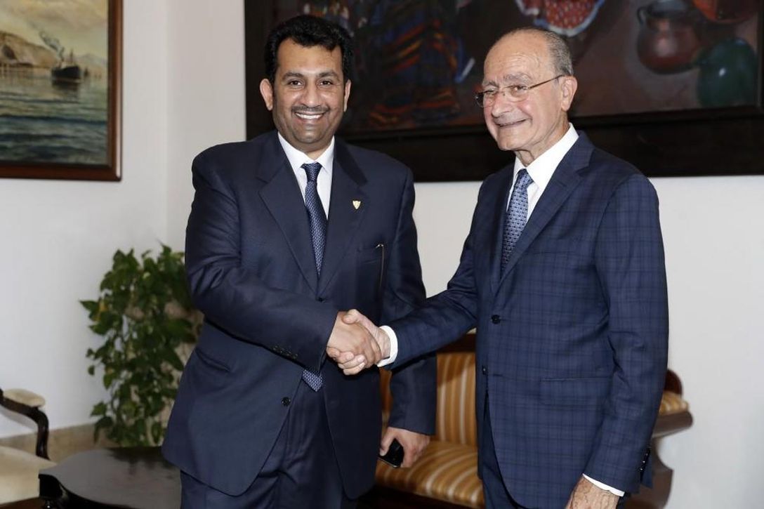 El alcalde de Málaga atiza a Al-Thani