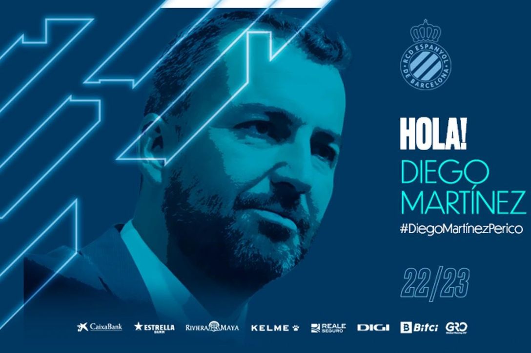 Oficial: Diego Martínez, nuevo entrenador del Espanyol