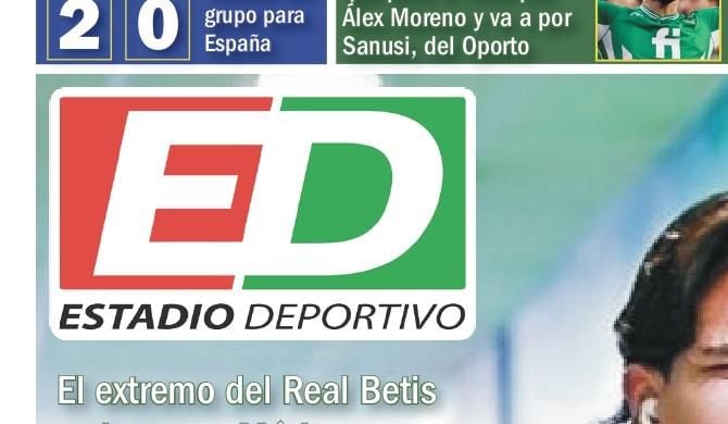 La portada de ESTADIO Deportivo del lunes 13 de junio de 2022