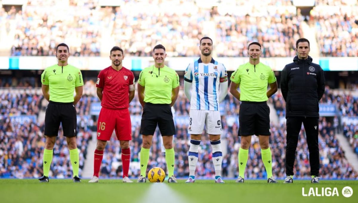 El acta de Ortiz Arias se ceba con el Sevilla: incidente con Castro, el gesto de Navas, Ramos...