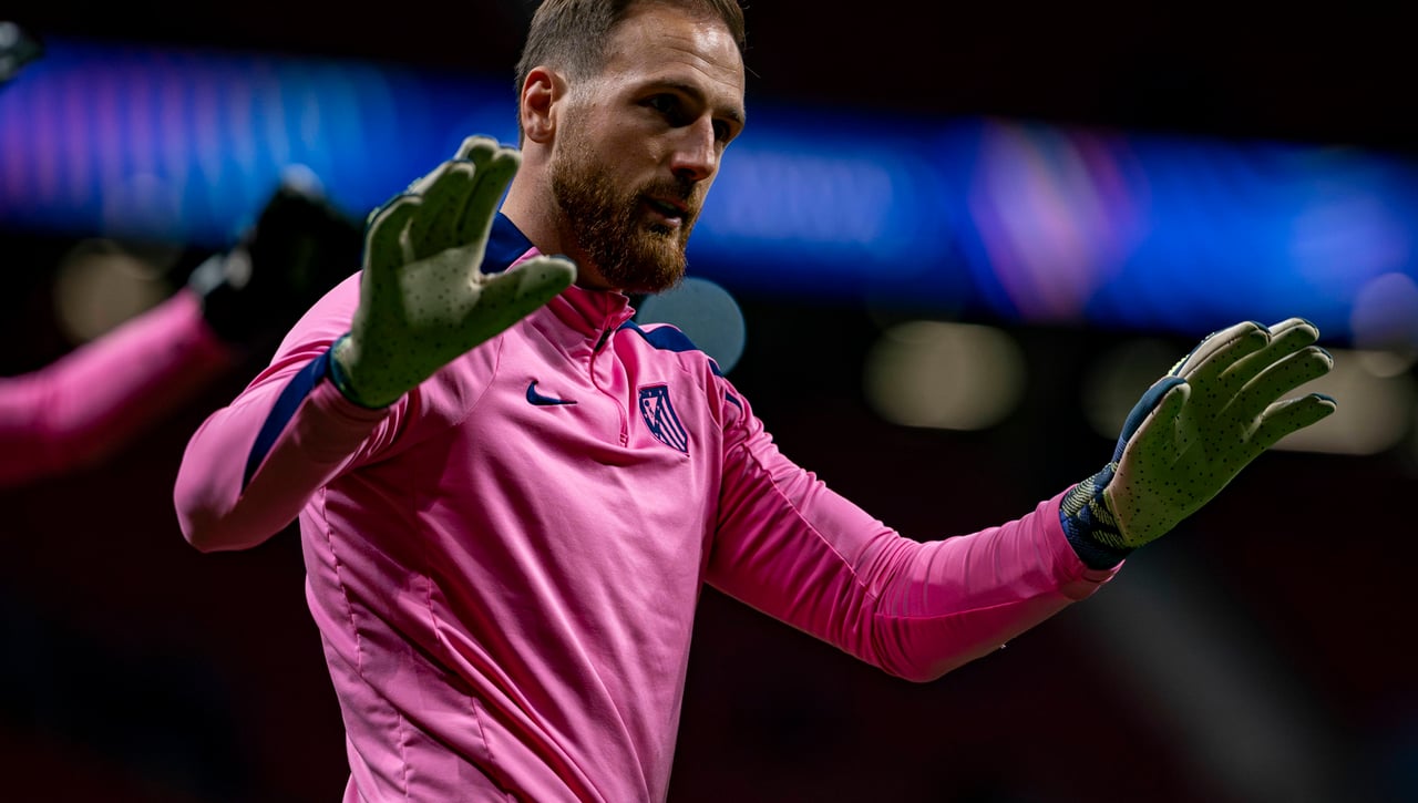 Oblak, lesionado y con la mano vendada a dos días de la Champions
