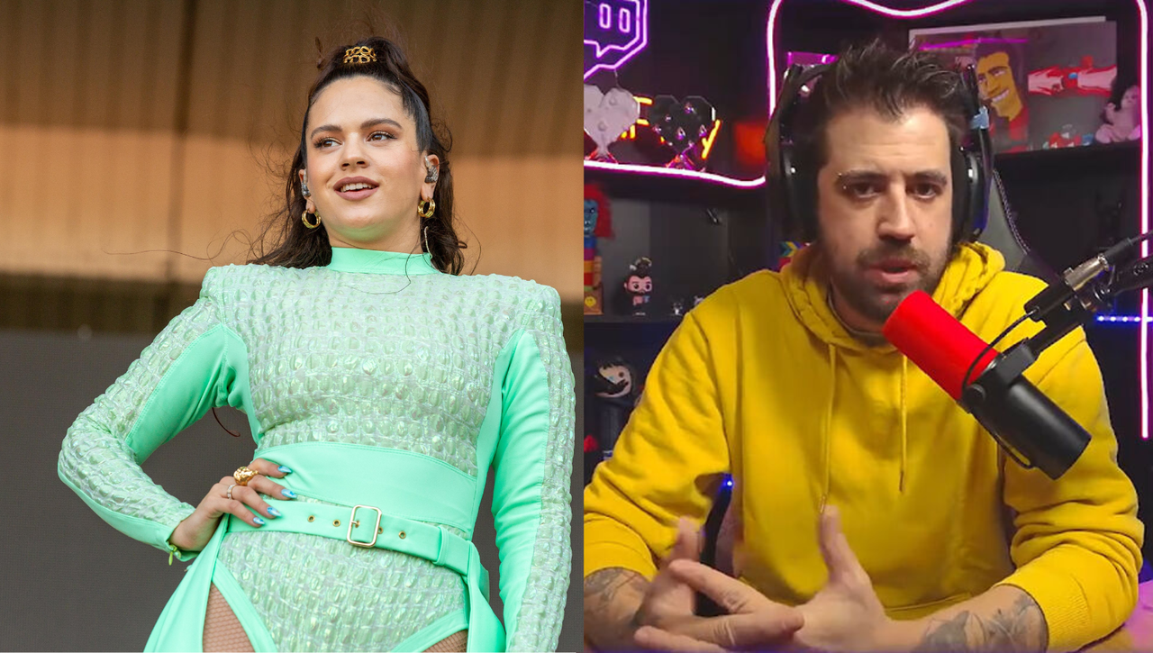 Las redes sociales arden con la viral interacción entre Rosalía y AuronPlay