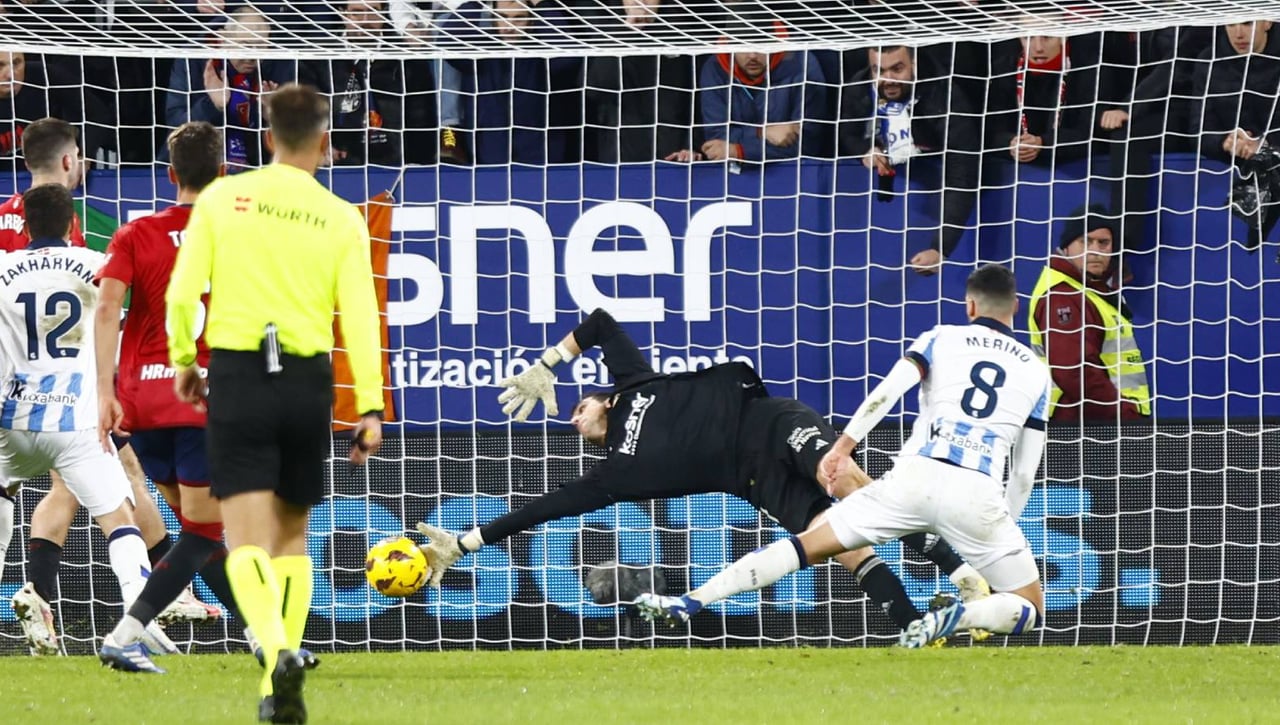 Sergio Herrera calla bocas y se dirige a la afición de Osasuna tras la parada del año