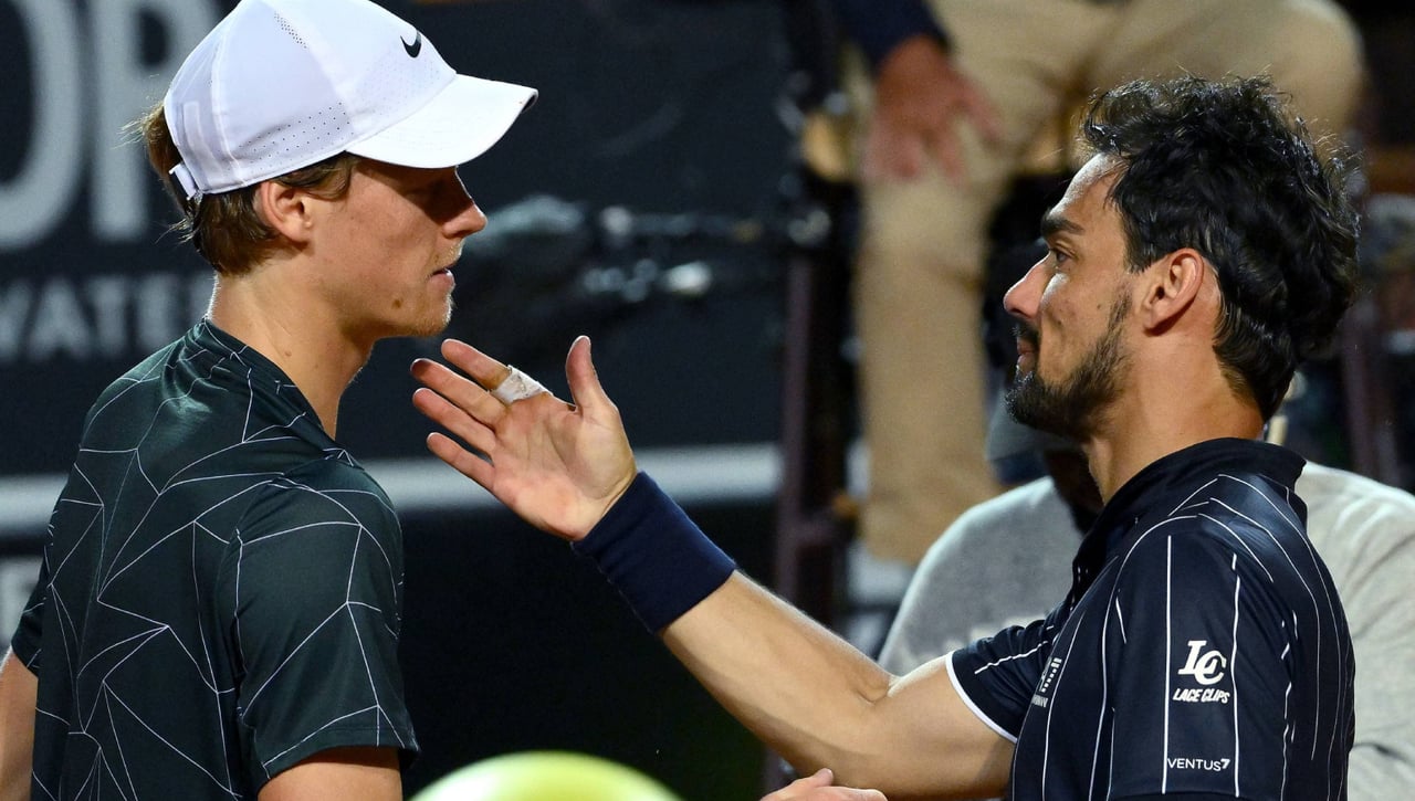 Fognini se compara con Sinner antes de despedir el año de su retirada