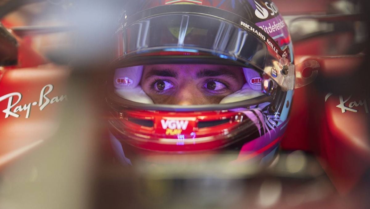 La "bofetada" de Carlos Sainz tras ser sancionado en el Gran Premio de Miami