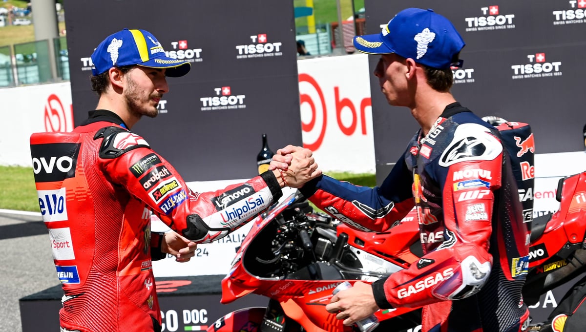 Bagnaia y Pedro Acosta, despedidos del Mundial