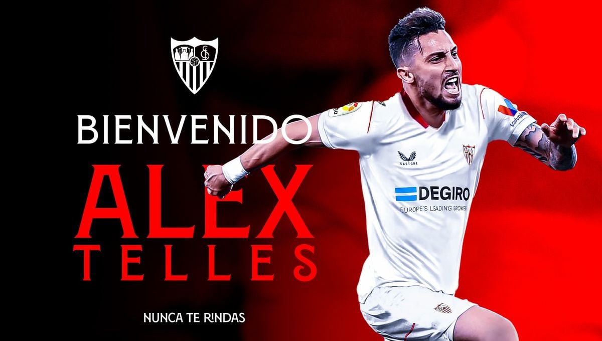 Alex Telles, segundo fichaje del Sevilla para la 22/23, ya es oficial... y éste era el 'plan C'