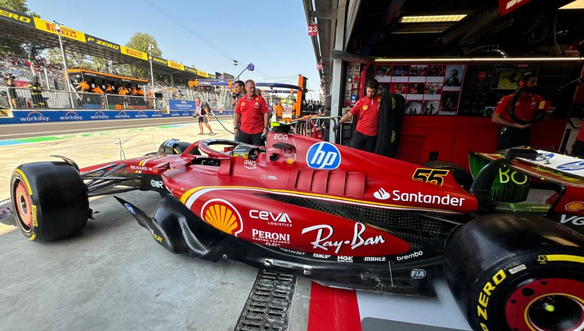 Bandera roja para empezar con Carlos Sainz en la trifulca