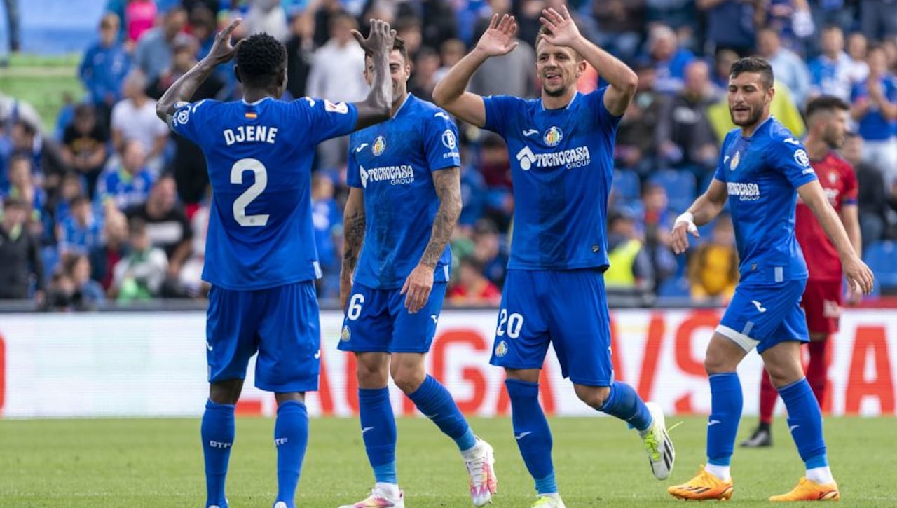 El Getafe vence en el duelo a golpes con Osasuna