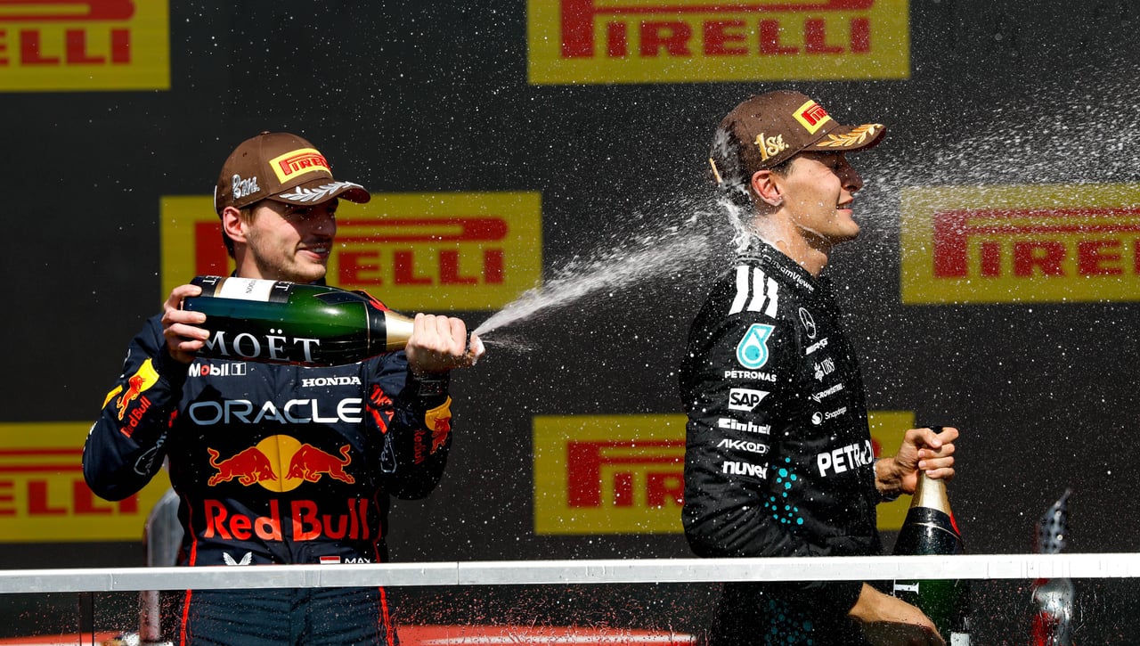 Russell levanta la piedra y Red Bull ya sabe que piensan en Verstappen