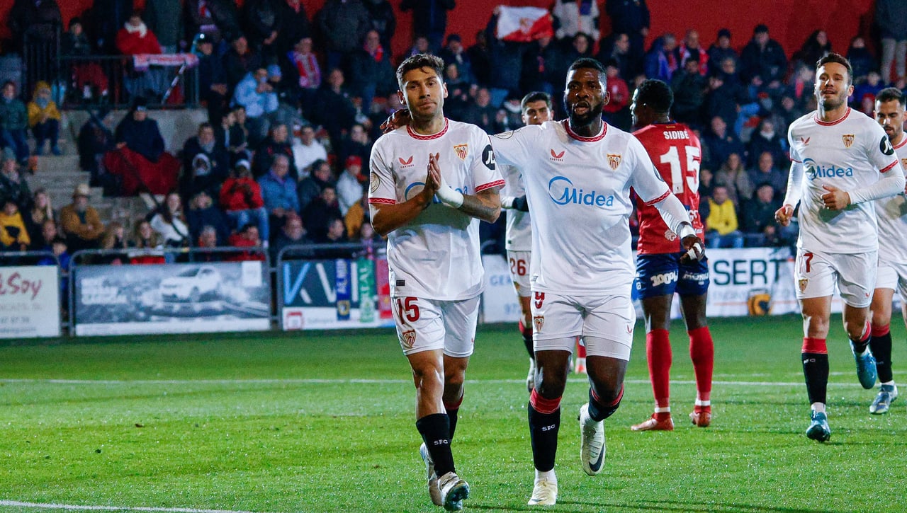 La extraña disculpa de Gonzalo Montiel tras su gol en Olot