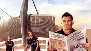 La extraña equipación del Sevilla en el duelo de la Europa League ante el PSV
