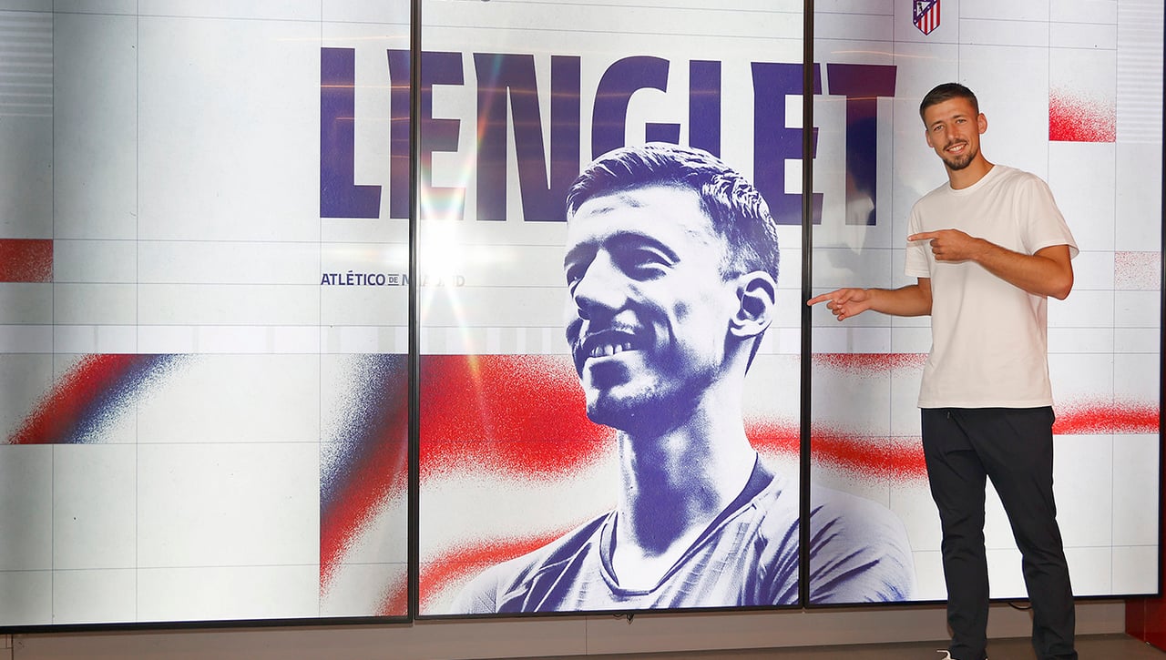 Lenglet ya luce como rojiblanco