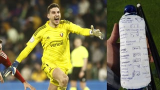 La increíble 'chuleta' de los penaltis de Sergio Herrera para eliminar al Betis