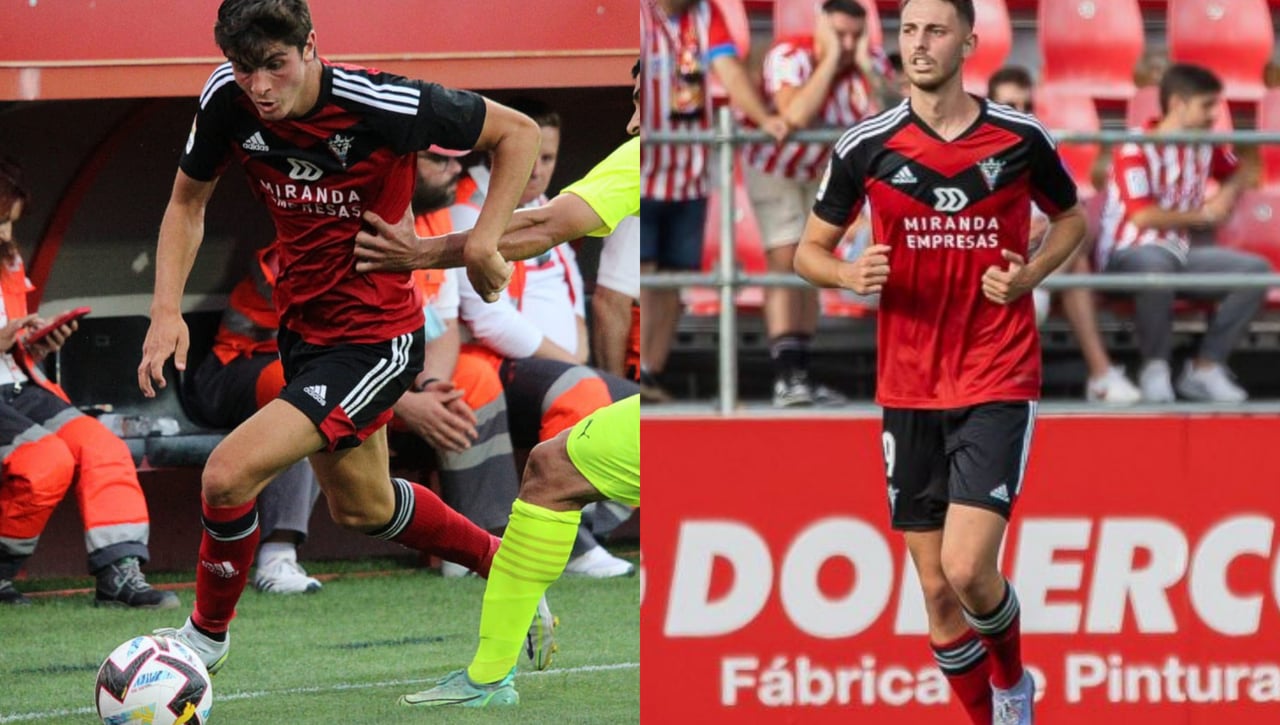 Raúl García, con gol, y Juanlu, protagonistas en el empate del Mirandés