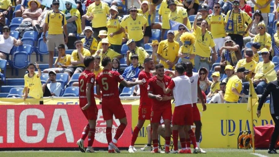 Las Palmas 0-2 Sevilla: Permanencia a la vista y a la Feria