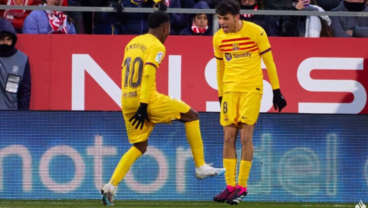 Girona 0-1 Barcelona: Pedri vuelve al rescate