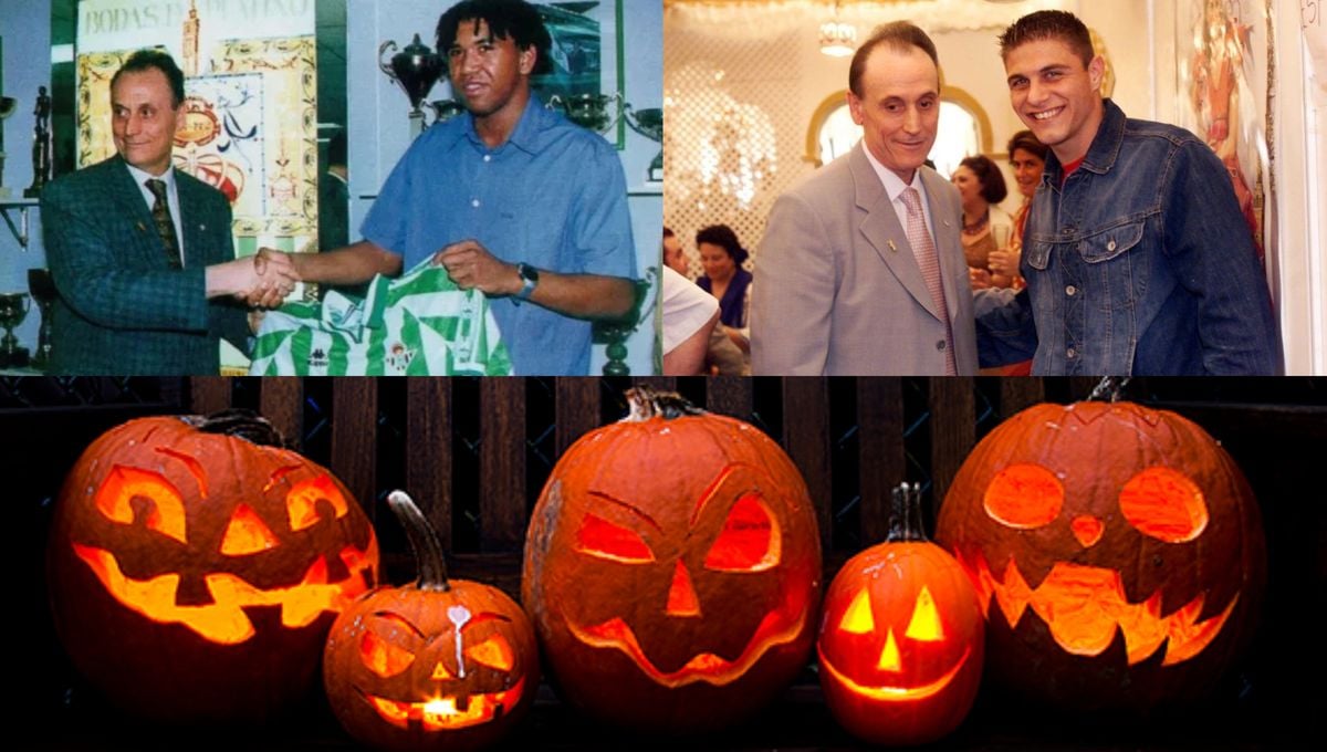 22 años de la mítica fiesta de Halloween en el Betis con Benjamín, Joaquín, Denilson y la aparición estelar de Lopera