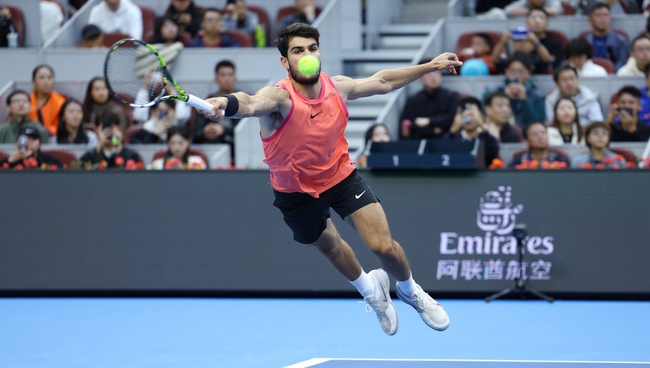 Alcaraz - Monfils, resultado y resumen del partido de octavos de final de Carlos Alcaraz del Masters 1000 de Shanghái