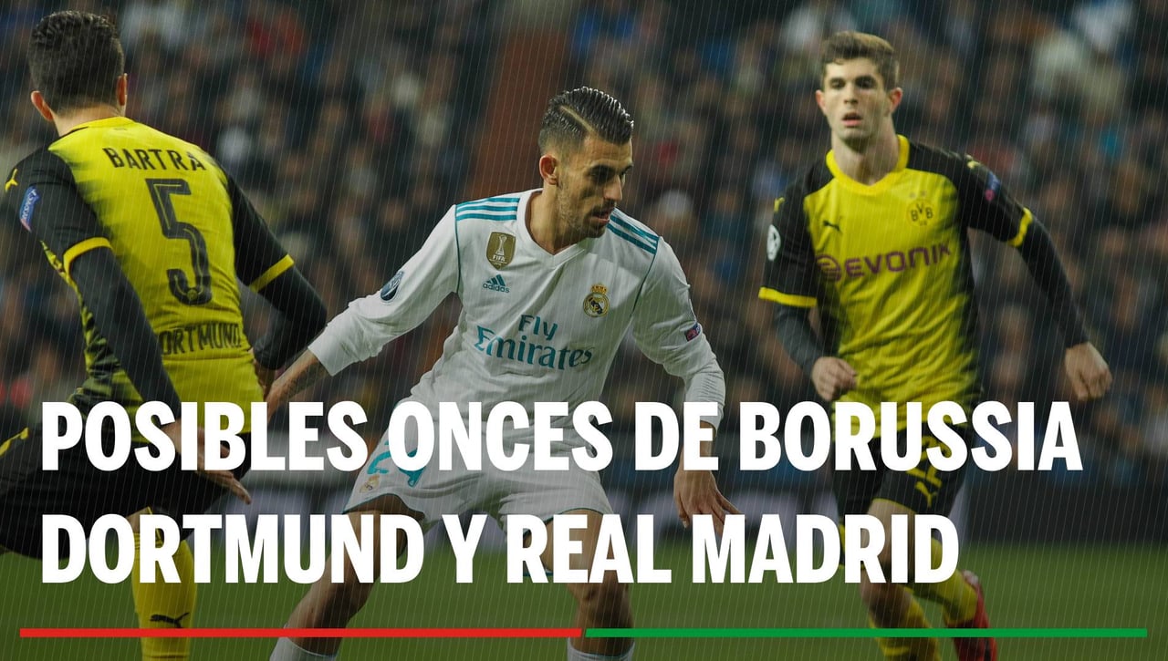 Alineaciones Borussia Dortmund – Real Madrid: Alineación posible del Borussia Dortmund y del Real Madrid en la final de Champions League 2023-24