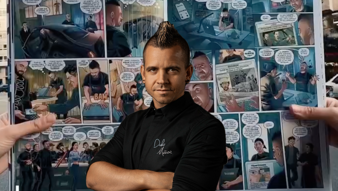 Dabiz Muñoz sorprende con un proyecto lejos de los fogones: su propio cómic al más puro estilo 'Tintín'