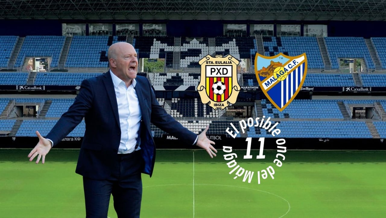 El posible once del Málaga ante la Peña Deportiva en la Copa del Rey