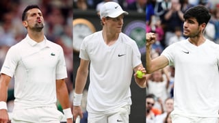 Así está en Wimbledon la lucha por el número 1 entre Sinner, Djokovic y Alcaraz